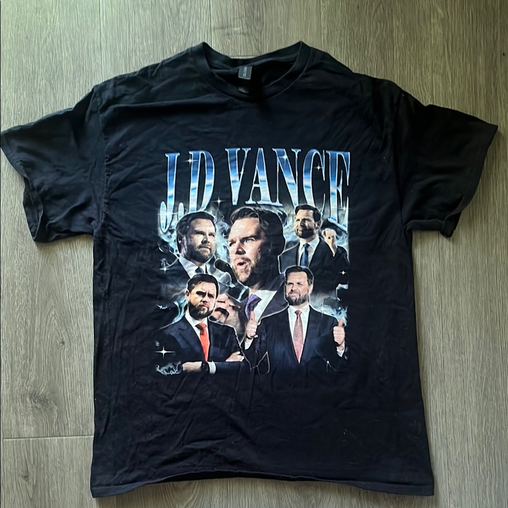 JD Vance Black Graphic T-Shirt